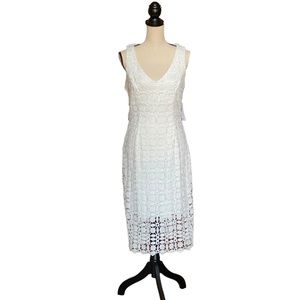 🔥NWT Bisou Bisou White Dress